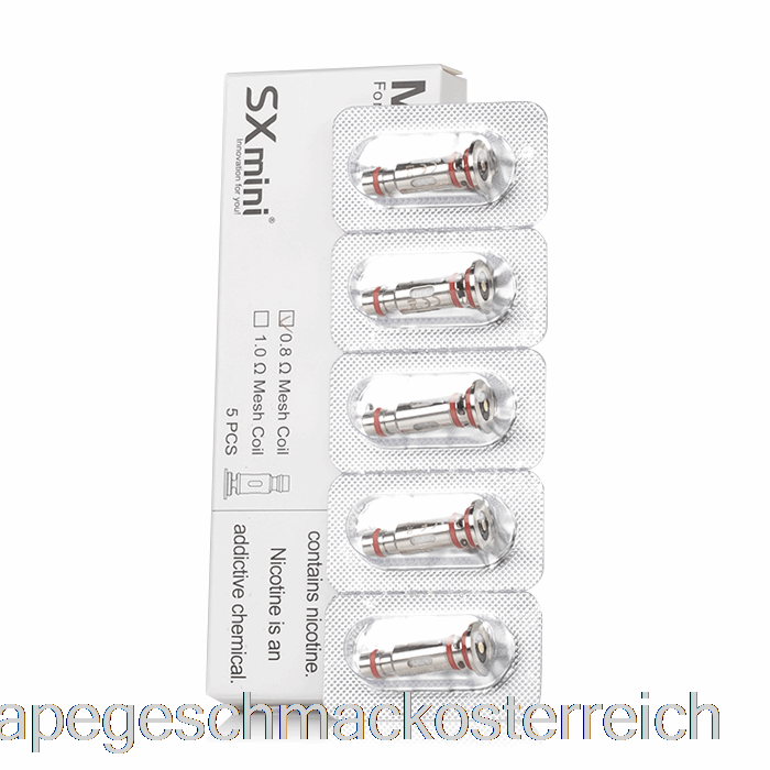 Yihi Sxmini MK Pro Class Ersatzspulen 0,8 Ohm MK Pro Spulen Vape-Geschmack